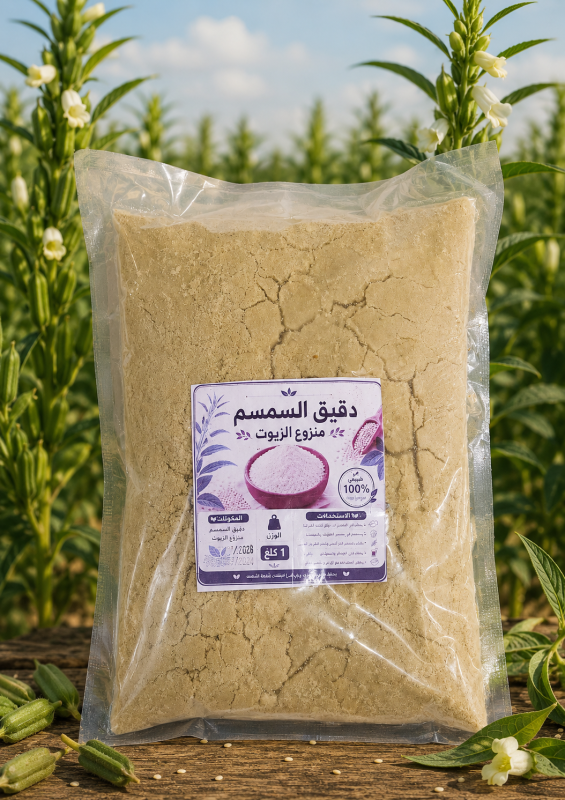 دقيق الجلجلان خالي من الغلوتين 1كلغsans gluten